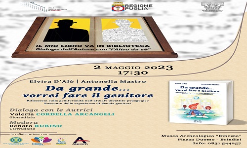 Al Museo Ribezzo si presenta il libro “Da grande…vorrei fare il genitore”.