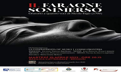Barocco Festival inizio con "il Faraone Sommerso" 