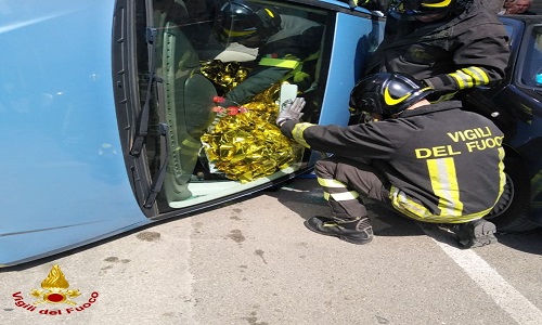 Brindisi incidente in Via Molise 