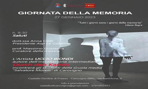 27 gennaio - Giornata della Memoria al Castello di Carovigno