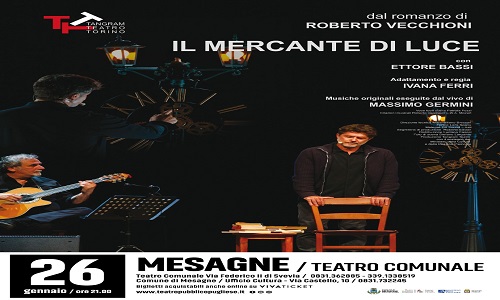 Mesagne Ettore Bassi con "Il mercante di Luce"