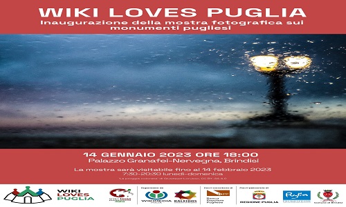 Dal 14 gennaio Brindisi ospita la mostra fotografica di Wiki Loves Puglia 