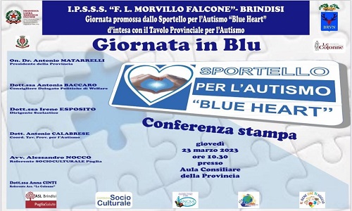 Provincia di Brindisi  presentato l'evento"Giornata in blu"