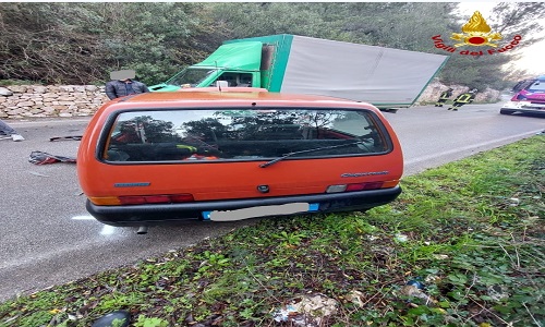 Fasano incidente in Via Gravinella 