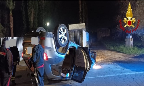 Incidente nella notte  a Francavilla  Fontana 