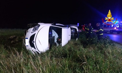 Serranova incidente nella serata di ieri