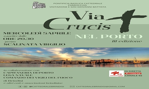 Via Crucis nel Porto di Brindisi 5 aprile 2023