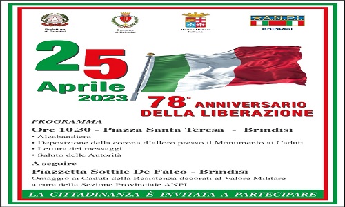 25 Aprile - Cerimonia commemorativa  del 78° Anniversario della Liberazione