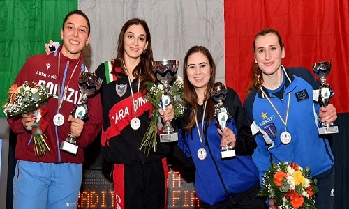 Scherma Miriana Morciano sul podio nel raduno nazionale di spada