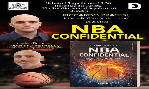Riccardo Pratesi presenta il suo libro a Brindisi "Nba Confidential"