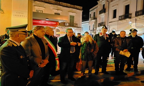 Brindisi:Inaugurata panchina intitolata a Norma Cossetto