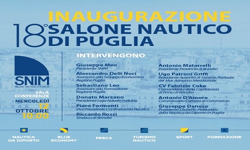 Brindisi tutto pronto per l'inaugurazione della 18ma edizione dello Snim