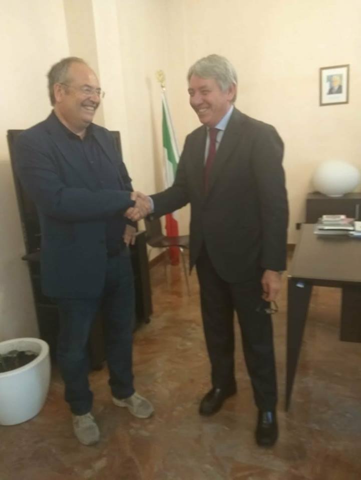 Riccardo Rossi incontra il commissario Giuffre'