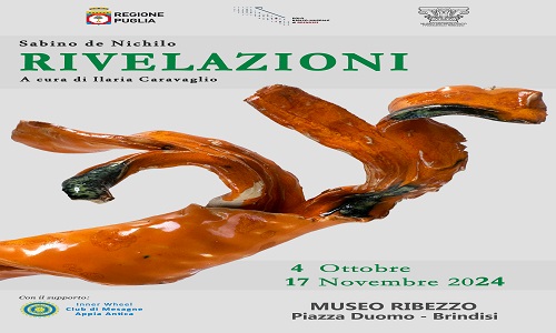  Inaugurazione Mostra “Rivelazioni” - artista Sabino de Nichilo. Polo BiblioMuseale di Brindisi – Museo Ribezzo