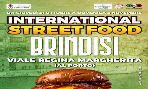 A Brindisi la 129 tappa della 8va edizione dell'International Street Food 2024