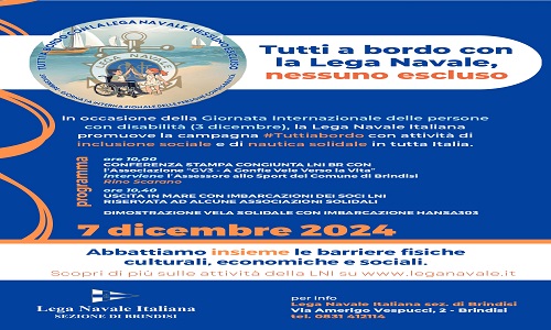 Lega navale Brindisi "Tutti a bordo"