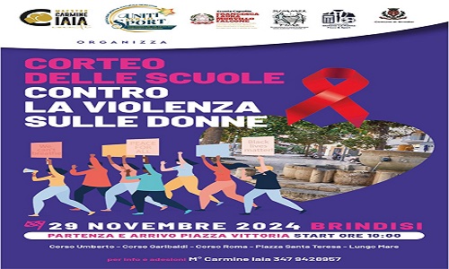 Giornata contro la violenza sulle donne.Incontro a Piazza Vittoria 