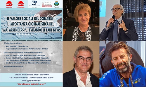 Aido:Convegno su giornalismo a Mesagne 