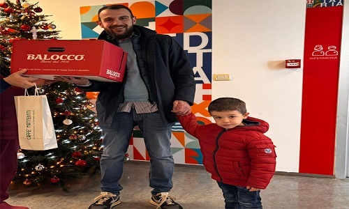 Brindisi Caffe' Matteotti regala panettoni al reparto pediatria del Perrino 