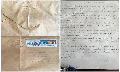 C’è posta di emozioni per il Dirigente Scolastico... succede all’Alberghiero di Brindisi