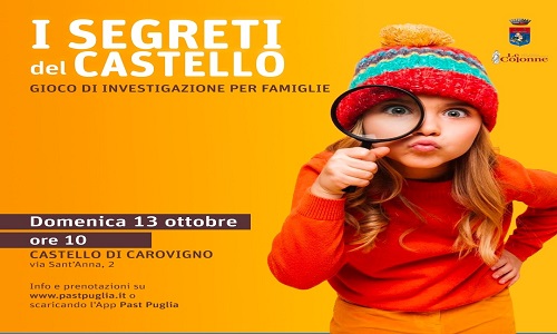  “I segreti del Castello”, un nuovo gioco per famiglie al Castello Dentice di Frasso di Carovigno 