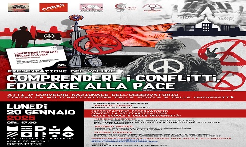  Presentazione del volume COMPRENDERE I CONFLITTI, EDUCARE ALLA PACE