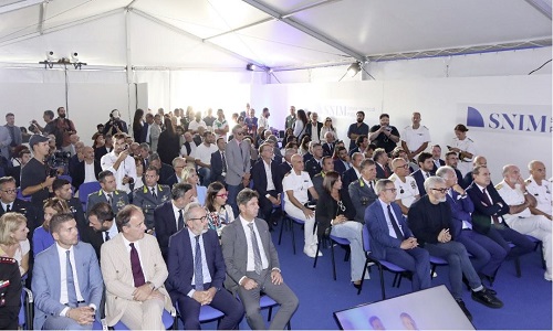 IL Ministro Musumeci alla inaugurazione dello  Snim di Brindisi 