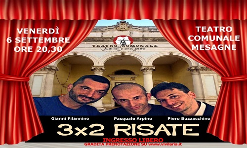“3 x 2 risate”, venerdì 6 settembre uno spettacolo teatrale per ricordare llaria Scianaro