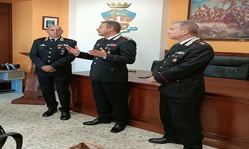 Carabinieri cambio ai vertici dei comandi di Brindisi .