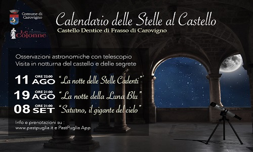 Il Calendario delle Stelle – Osservazioni astronomiche.