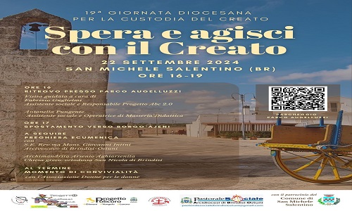 Domenica 22 settembre Giornata Diocesana per la Custodia del Creato a San Michele 