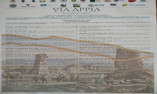 Il programma delle iniziative per La Via Appia 