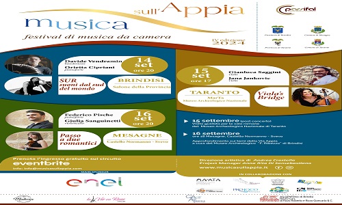 A settembre torna Musica sull’Appia alla sua IV edizione 