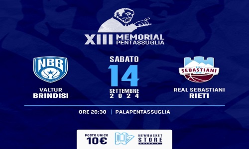 Valtur Brindisi in vendita i biglietti per il torneo Pentassuglia 