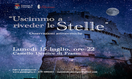 Comunicato stampa: “Uscimmo a riveder le stelle” – osservazioni astronomiche