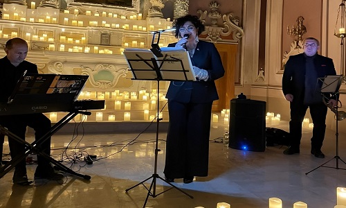 Brindisi "Il cinema,la musica,il jazz"concerto al lume di candela