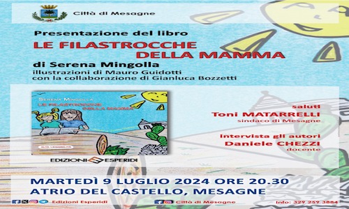 Le filastrocche della mamma a Mesagne presentazione del libro di Serena Mingolla