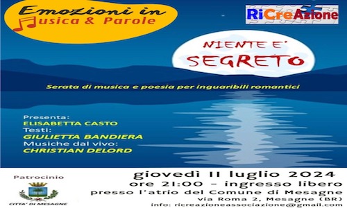Estate mesagnese giovedì 11 luglio