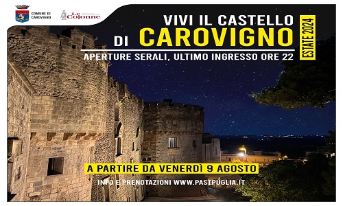 Aperture straordinarie del Castello di Carovigno 