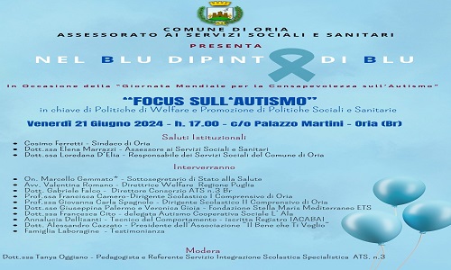 Oria Conclusione Rassegna  "Nel Blu dipinto di Blu"