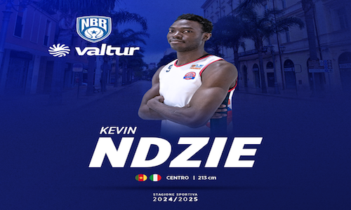 Valtur Brindisi arriva il pivot Kevin Ndzie